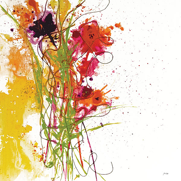 Flower Tango on White