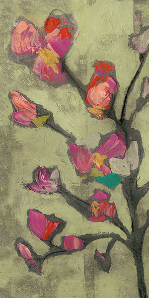 Impasto Flowers I