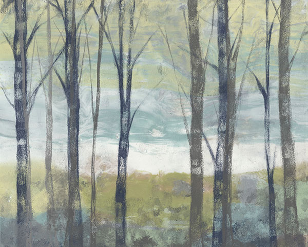 Pastel Birches II