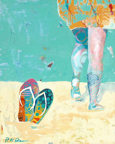 Flip Flops on the Beach